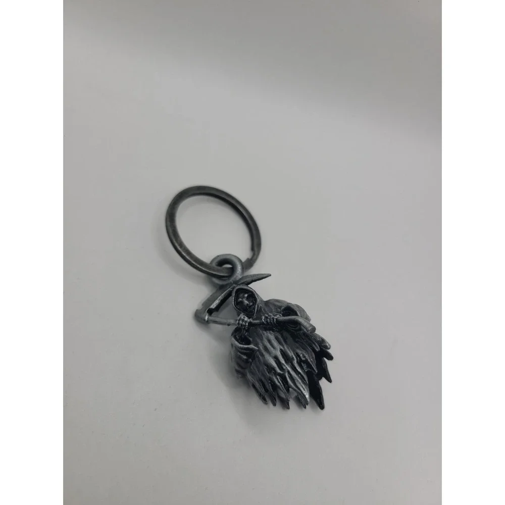 Grim Reaper Skull Scythe Gothic Biker Skeleton Death ToneMotorcycle Bell